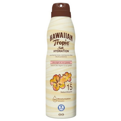 HAWAIIAN TROPIC  Silk Hydration Air Soft Can Spray (SPF 15)
